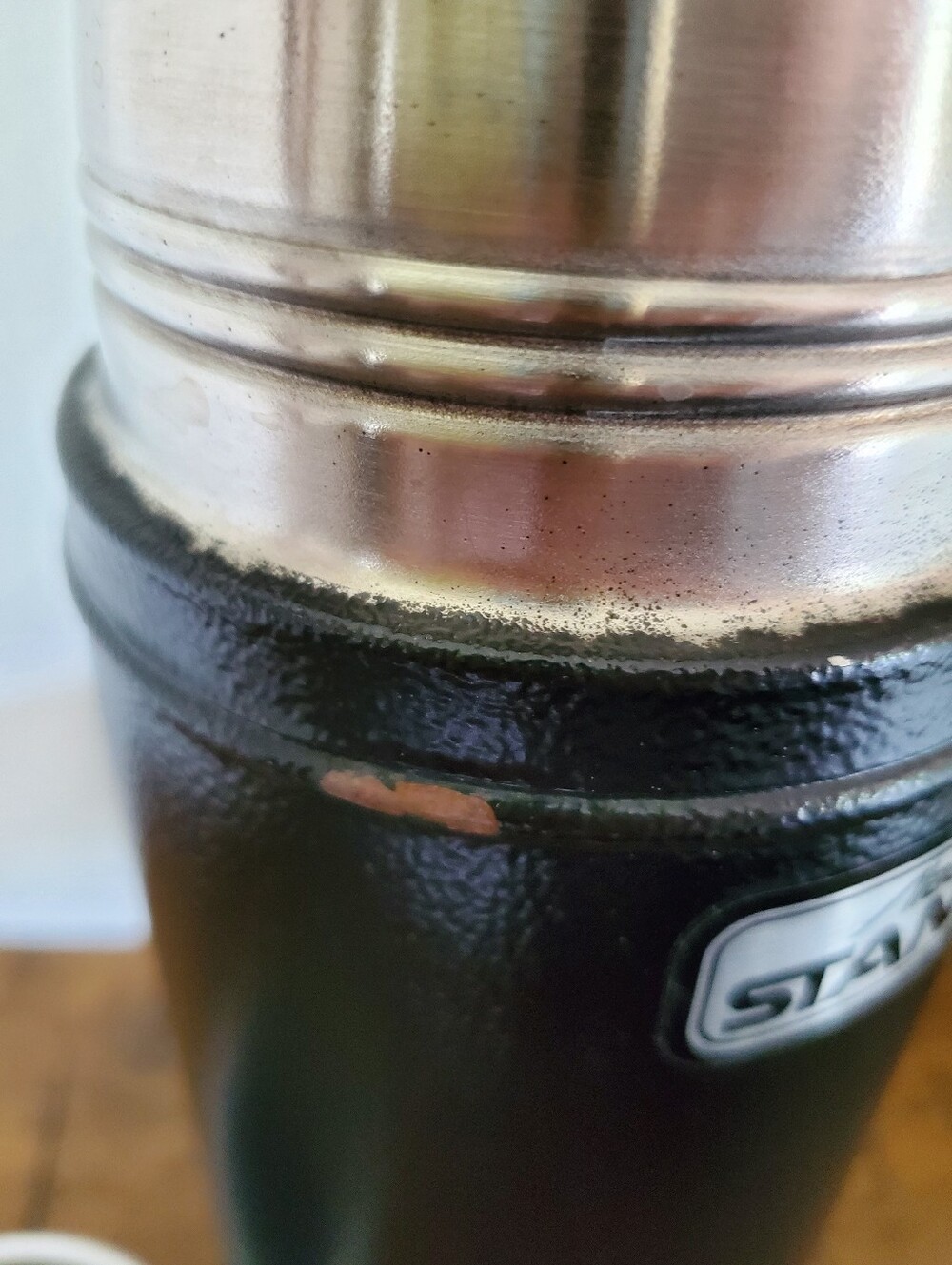 Aladdin Stanley A-1350B USA 24oz Wide Mouth Black Thermos Vintage - Picture 9 of 15